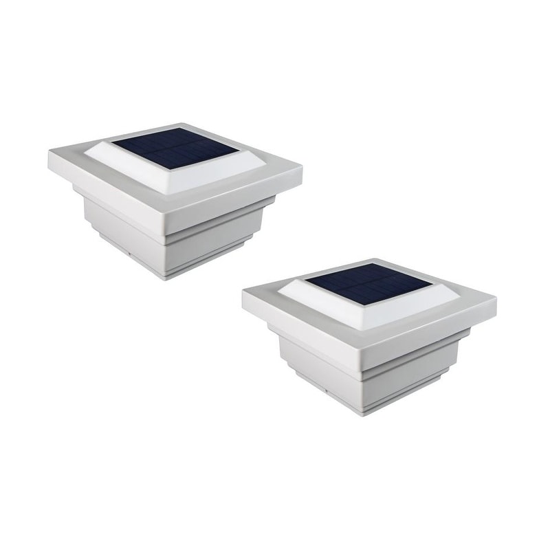 4X4 Pvc Regal Solar Post Cap Set Of 2