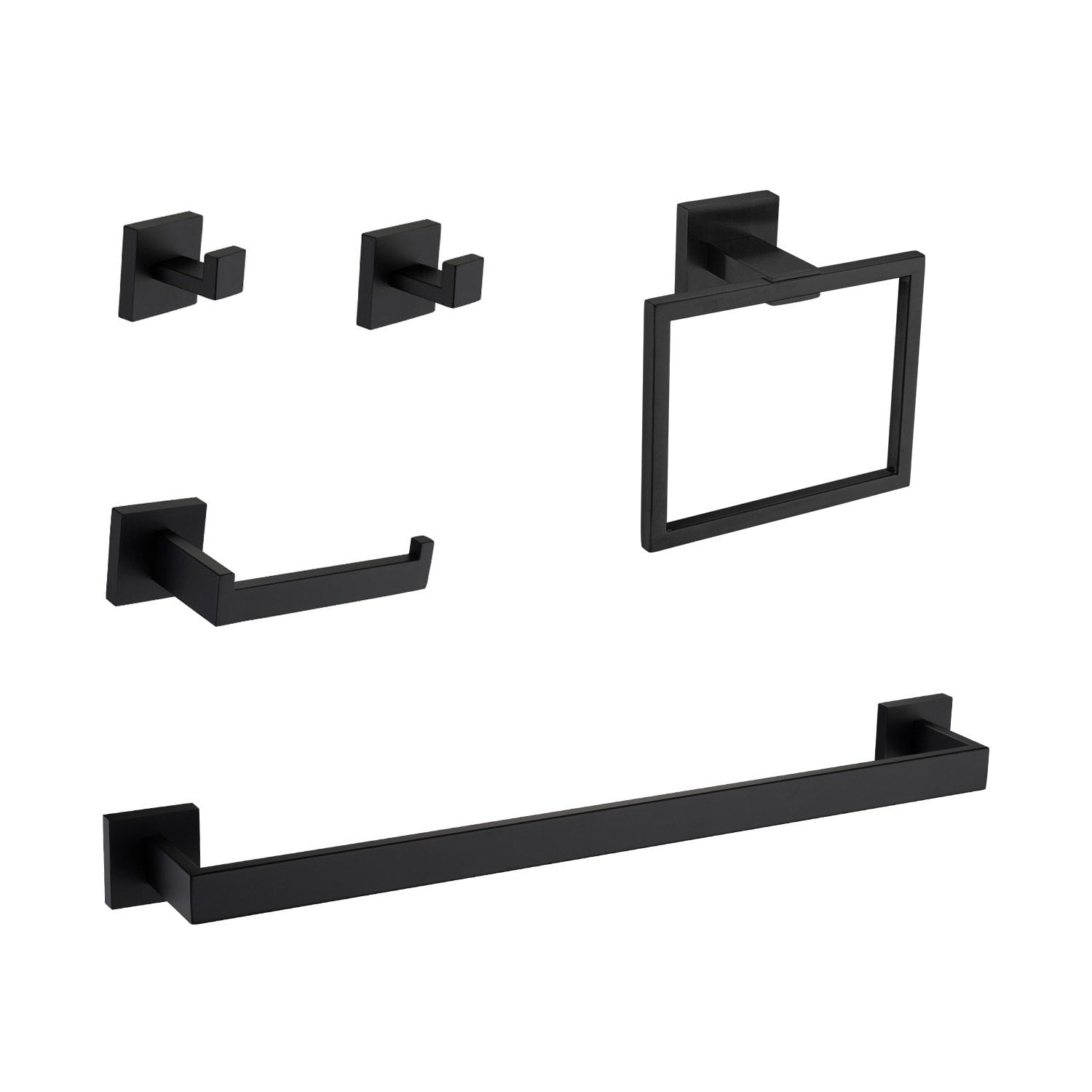 5 Piece Stainless Steel Bathroom Hardware Accessories Set