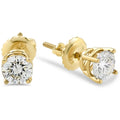 Bliss 14K Yellow Gold 5 8 Ct Tdw Screw Back Diamond Studs White