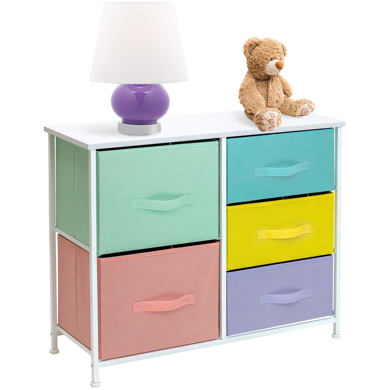 Dresser W 5 Drawers Furniture Storage Tower Unit For Home Bedroom