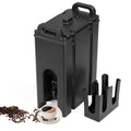 5 Gal Insulated Beverage Dispenser Hot Cold Drink Server With Cup Holder