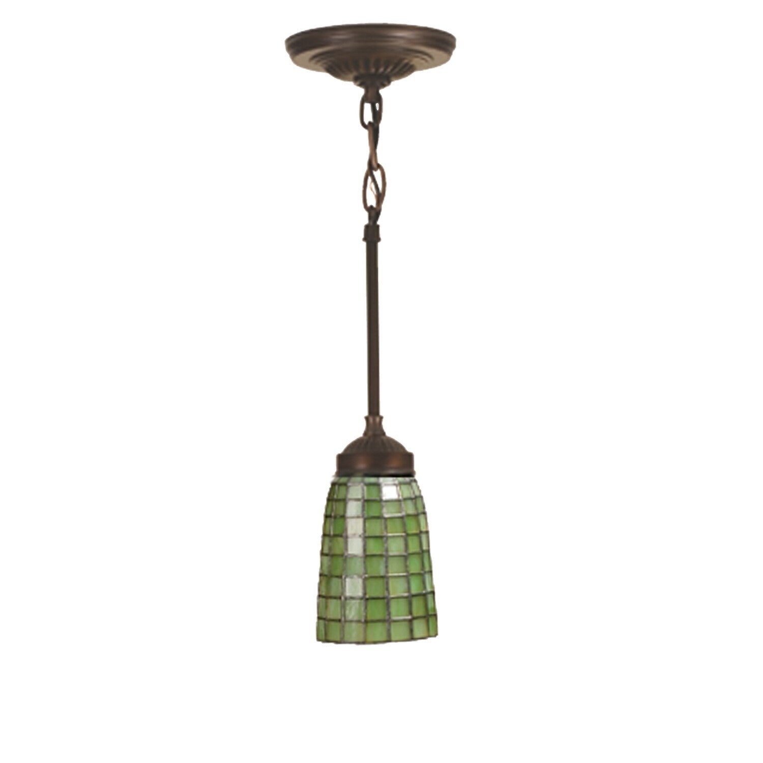 5 Inch Wide Terra Verde Mini Pendant