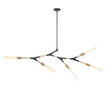 5 Light Modern Y Shaped Branch Chandelier With Adjustable Swivel Mount Dia.42.13 In