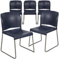 Lancaster Home Plastic Sled Base Stack Chair