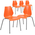 Lancaster Home Plastic Stacking Lumbar Chair