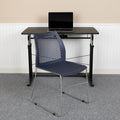 Lancaster Home Sled Base Plastic Stack Chair