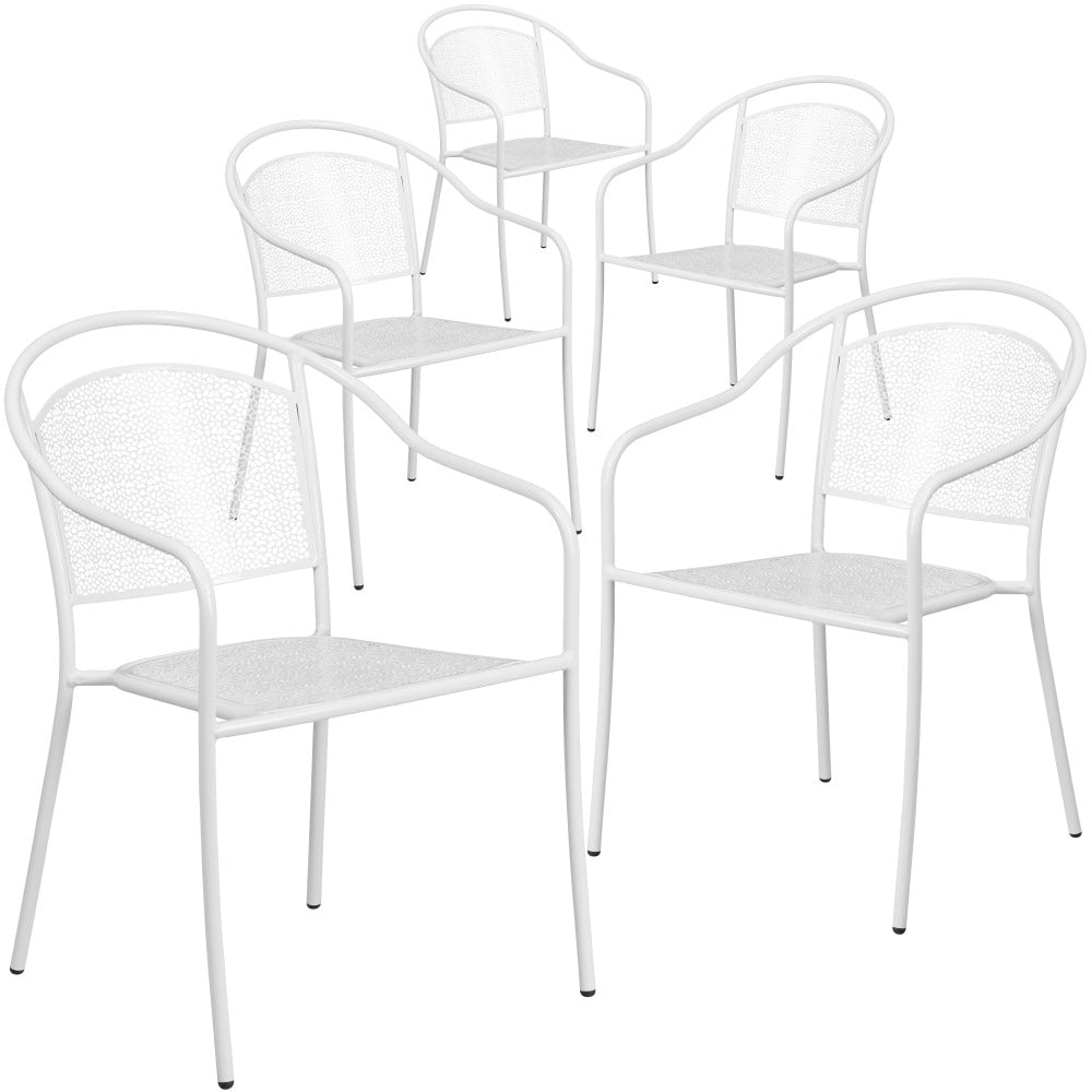 Lancaster Home Round Back Patio Chairs Set Of 5