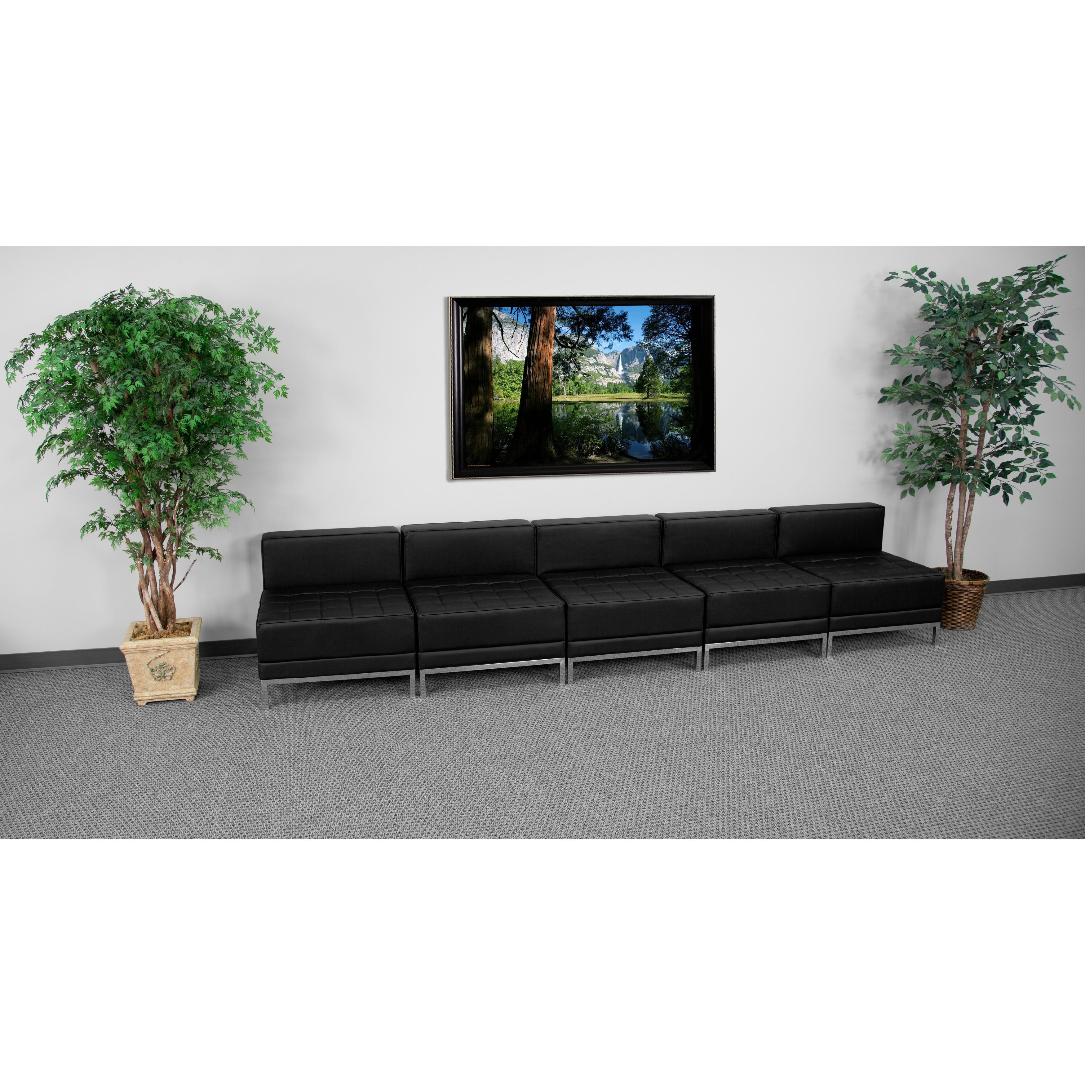 Black Reception Seating Group