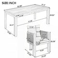 5 Piece Outdoor Patio Dining Set For 4 Solid Acacia Wood Dinning Set