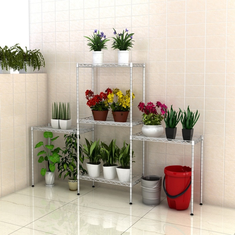 5 Tier Storage Shelves Metal Wire Shelving Unit Height Adjustable Heavy Duty Shelving Commercial Grade Utility Shelf Rack