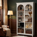 5 Tier Arch Bookshelf 71.2 Inch Tall Bookcase With Open Shelves