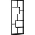 5 Tier Asymmetrical Bookcase 9.45 W X 31.5 D X 70.87 H