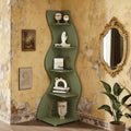 5 Tier Corner Wall Bookshelf Storage Rack And Plant Stand