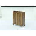 5 Tier Wooden Shoe Cabinet With Doors