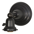 5 W Craftsman Brown On Brass 1 Lt Wall Sconce Hardware