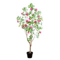 5 Ft Artificial Dogwood Tree With Real Touch Leaves