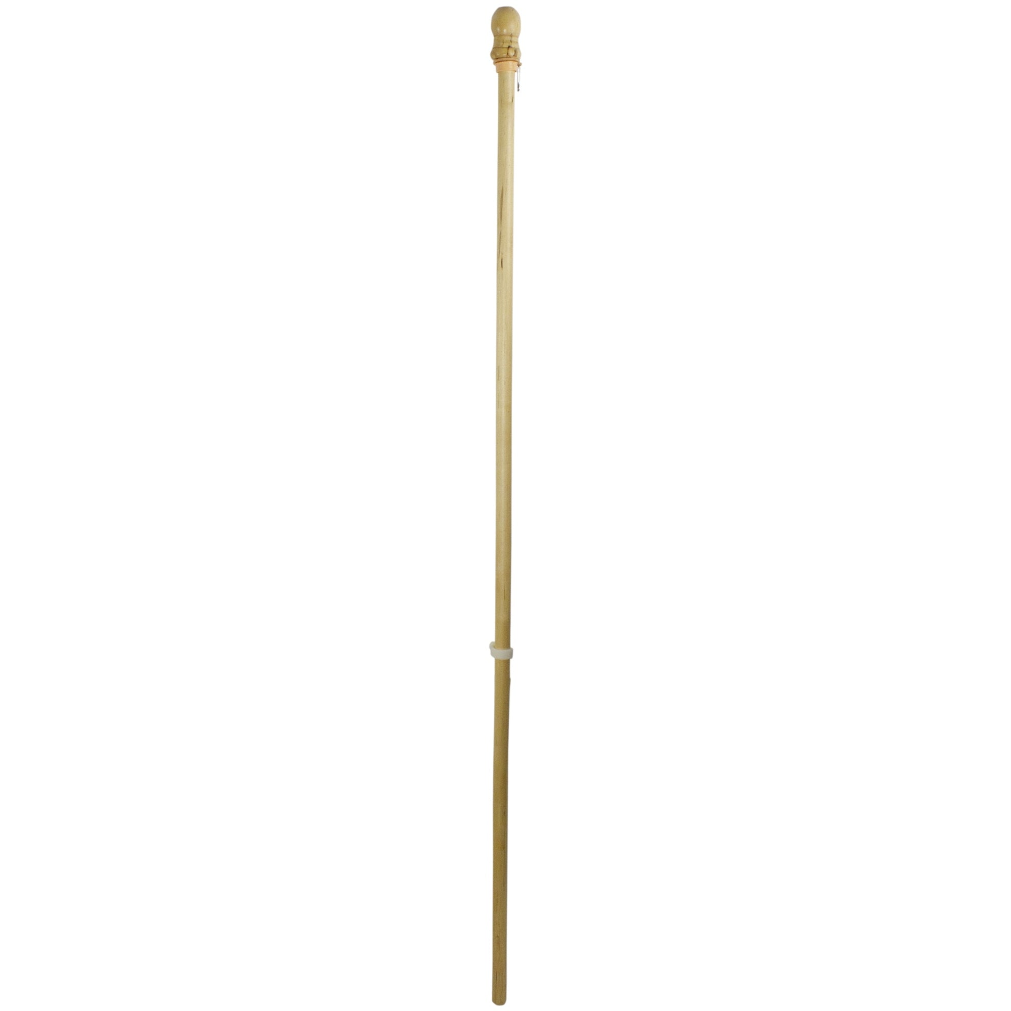 5 Ft Wooden Flagpole With Anti Furling Ring And Bracket Kit