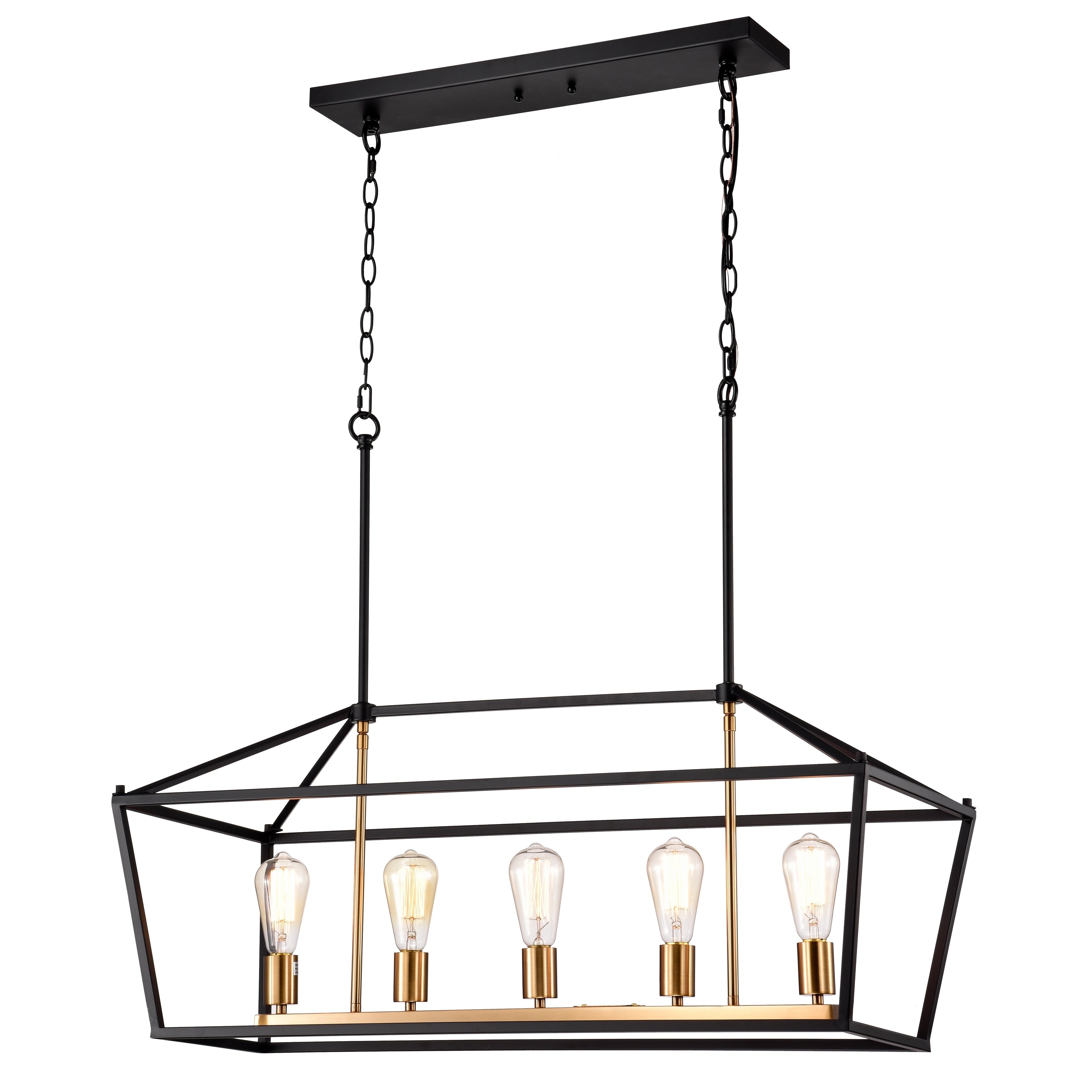 5 Light Linear Island Fixture