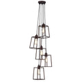 5 Light Oil Rubbed Bronze Hanging Pendant