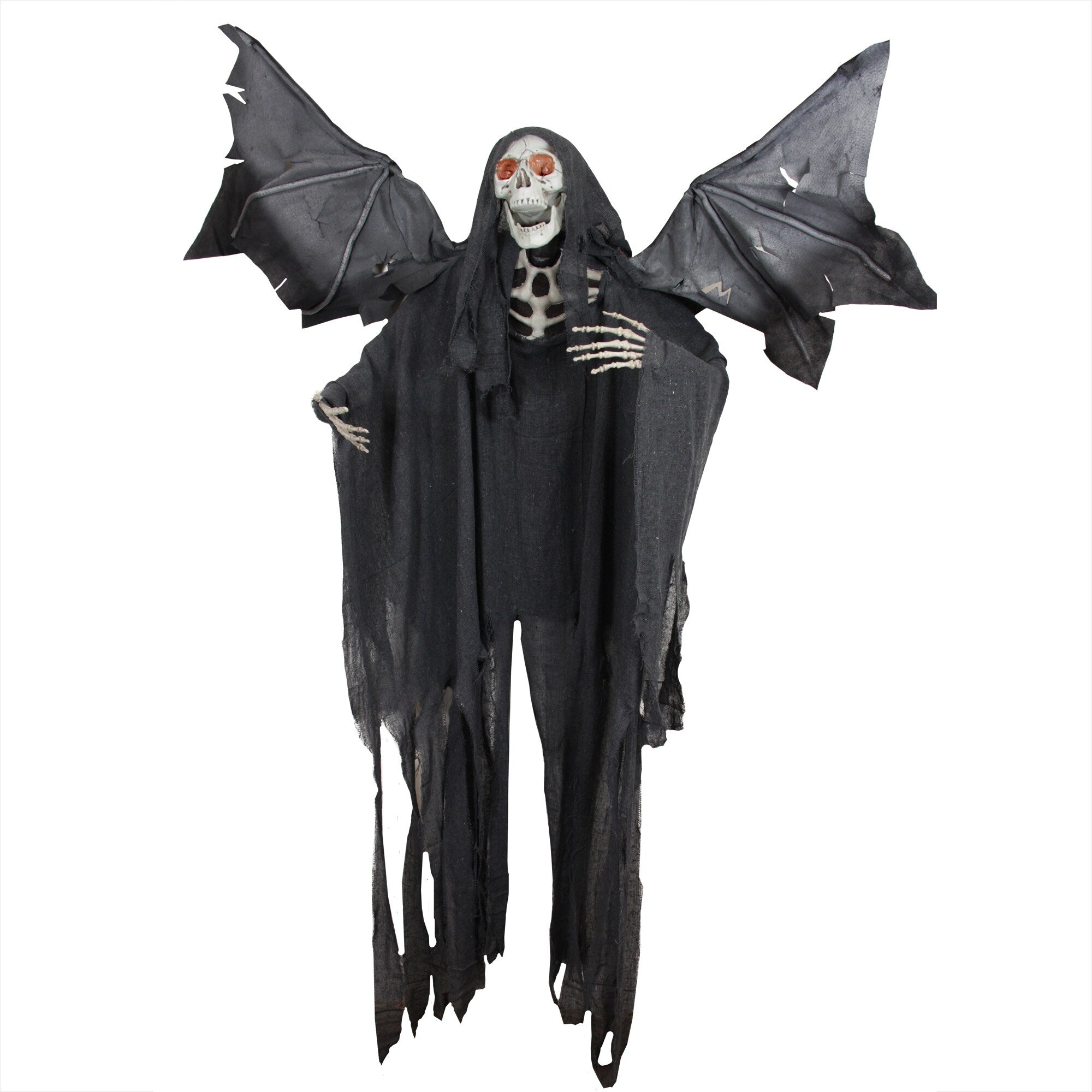 5.25 Sonic Black Skeletal Reaper With Wings And Red Eyes