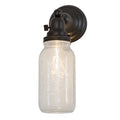 5.5 W Mason Jar Wall Sconce