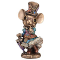 5.51 In H Steampunk Lady Mouse Figurine Poly Resin