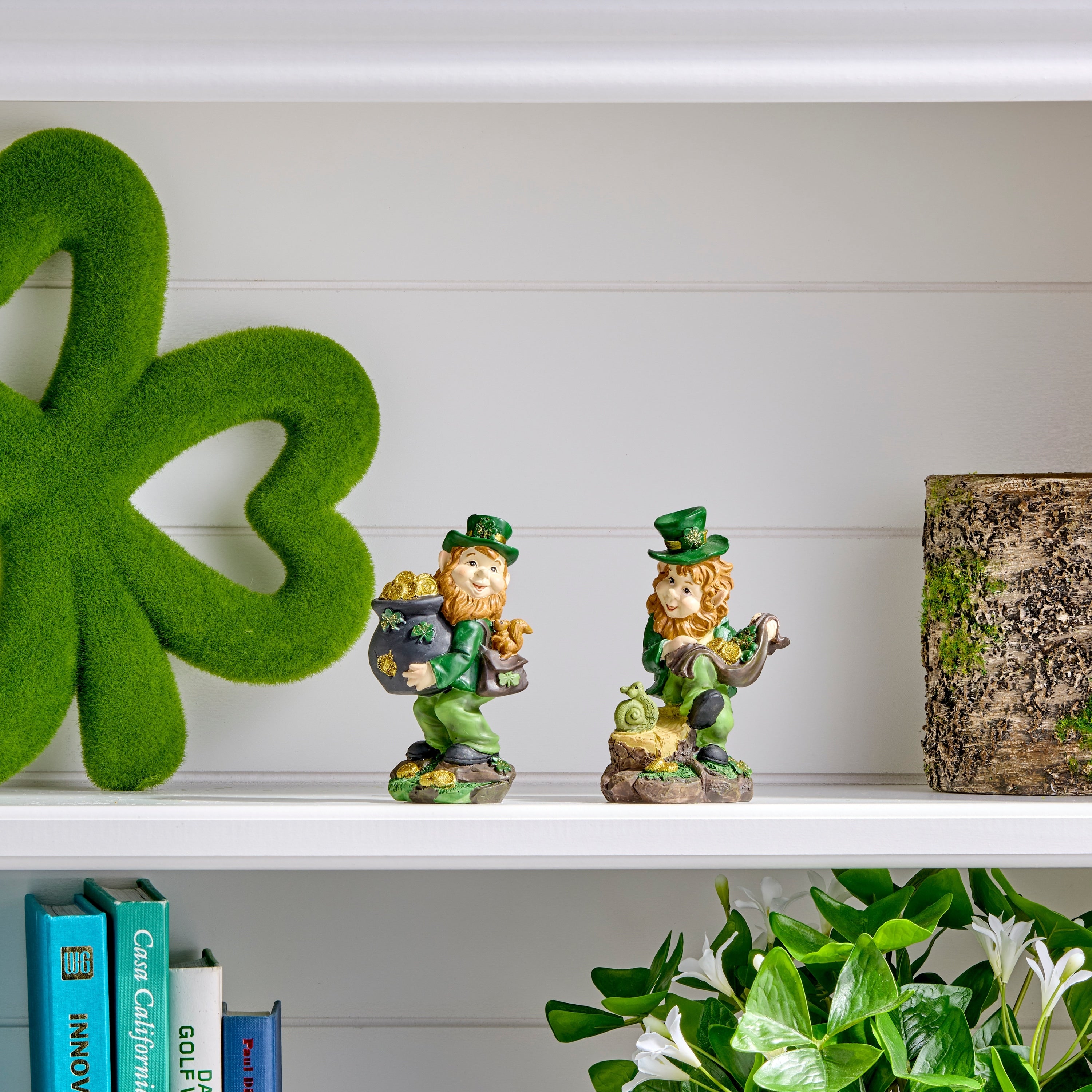 5.5 Resin Leprechaun Set Of 2