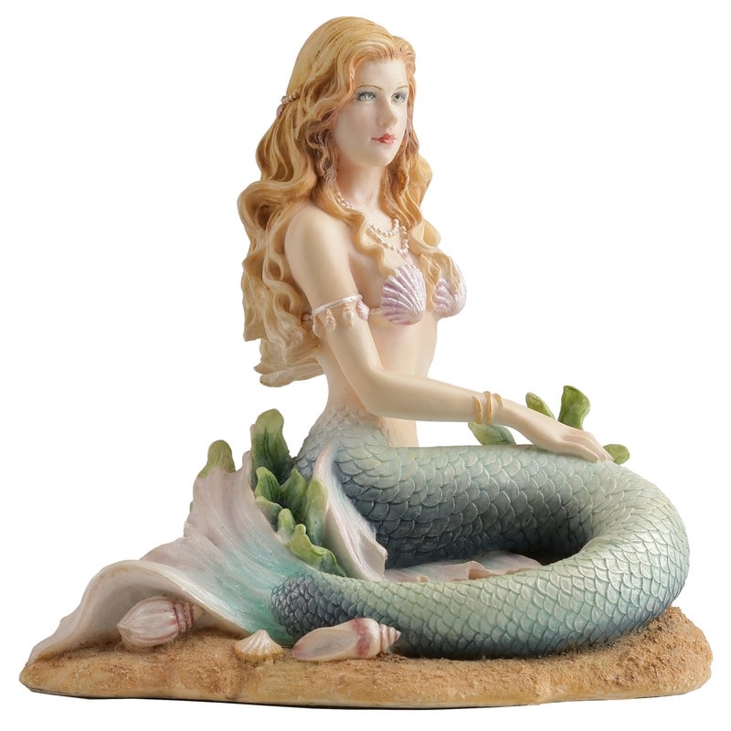 5.91 In L Enchanted Song Mermaid Figurine Poly Resin