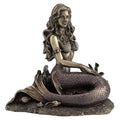 5.91 In L Mermaid Figurine Multicolor Poly Resin