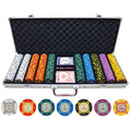 500 Piece Crown Casino 13.5 Gram Clay Poker Chips