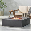 50000 Btu Square Mgo Fire Table No Tank Cover