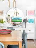 Scrunch Black and White Table Lamp