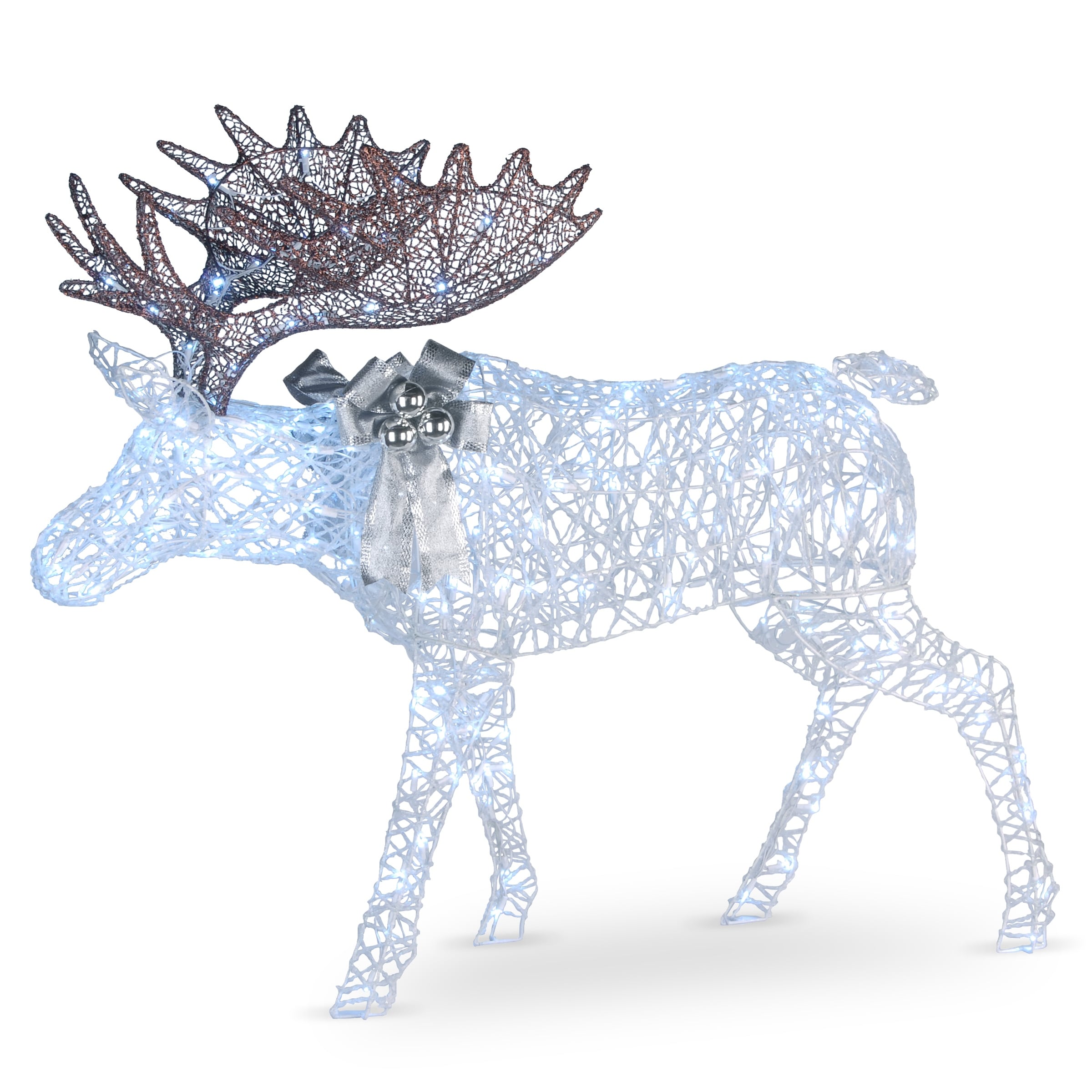 50 Pre Lit Moose Decoration 42