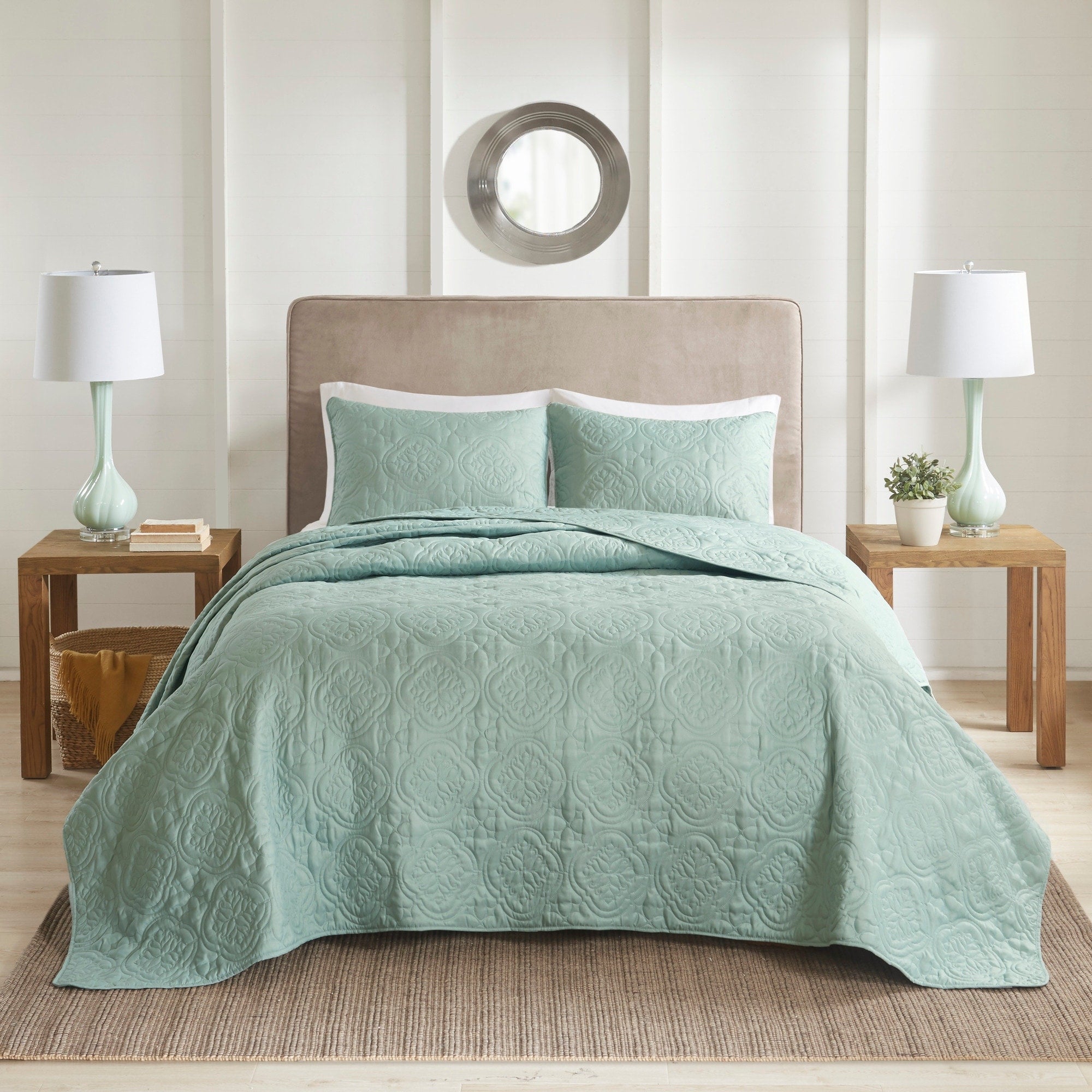 510 Design Hayley 3 Piece Bedspread Set 3 Color Option