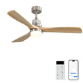 52 Inch Ceiling Fan With Smart Dimmable Led Lighting