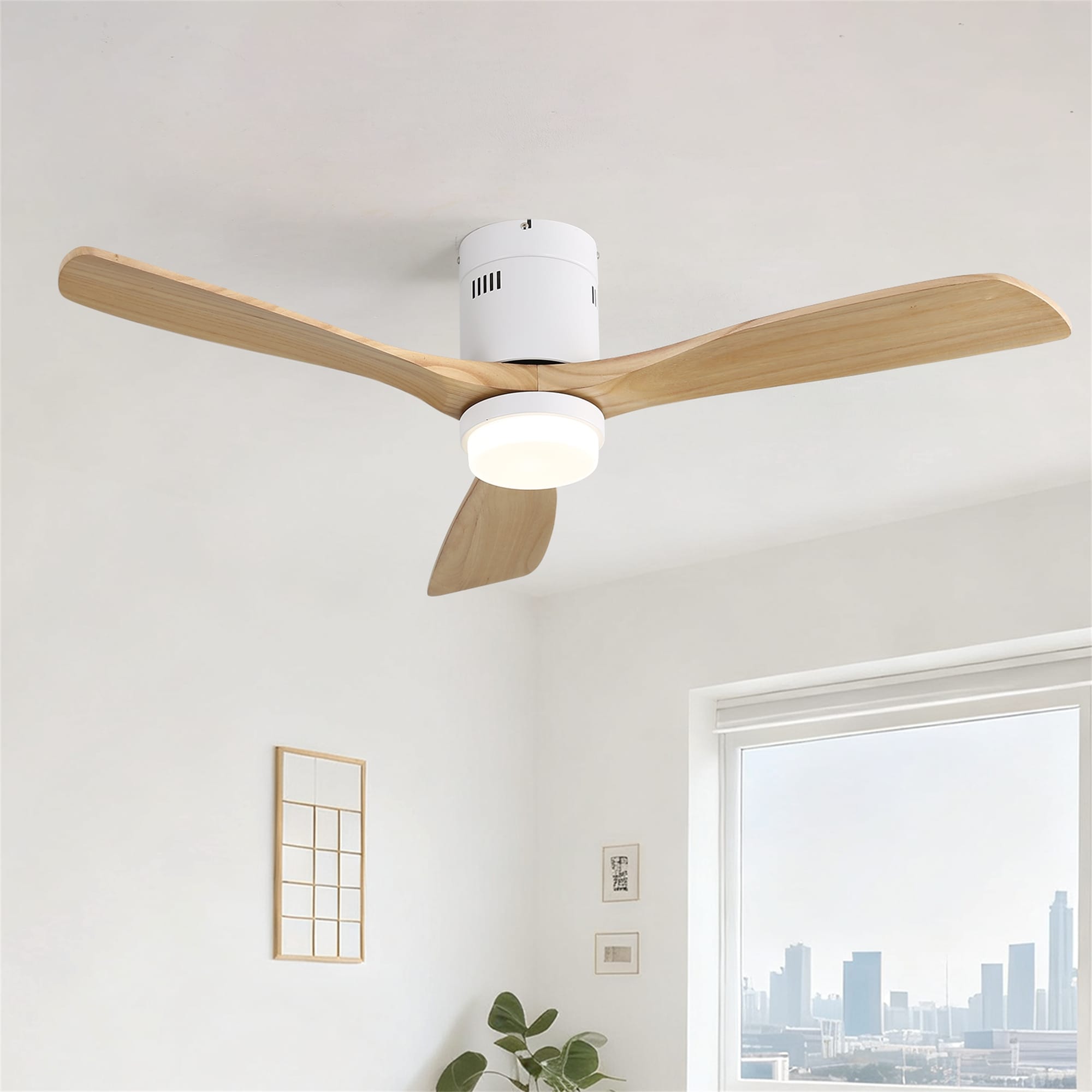 52 Inch Smart 6 Speed Ceiling Fan With Remote Control