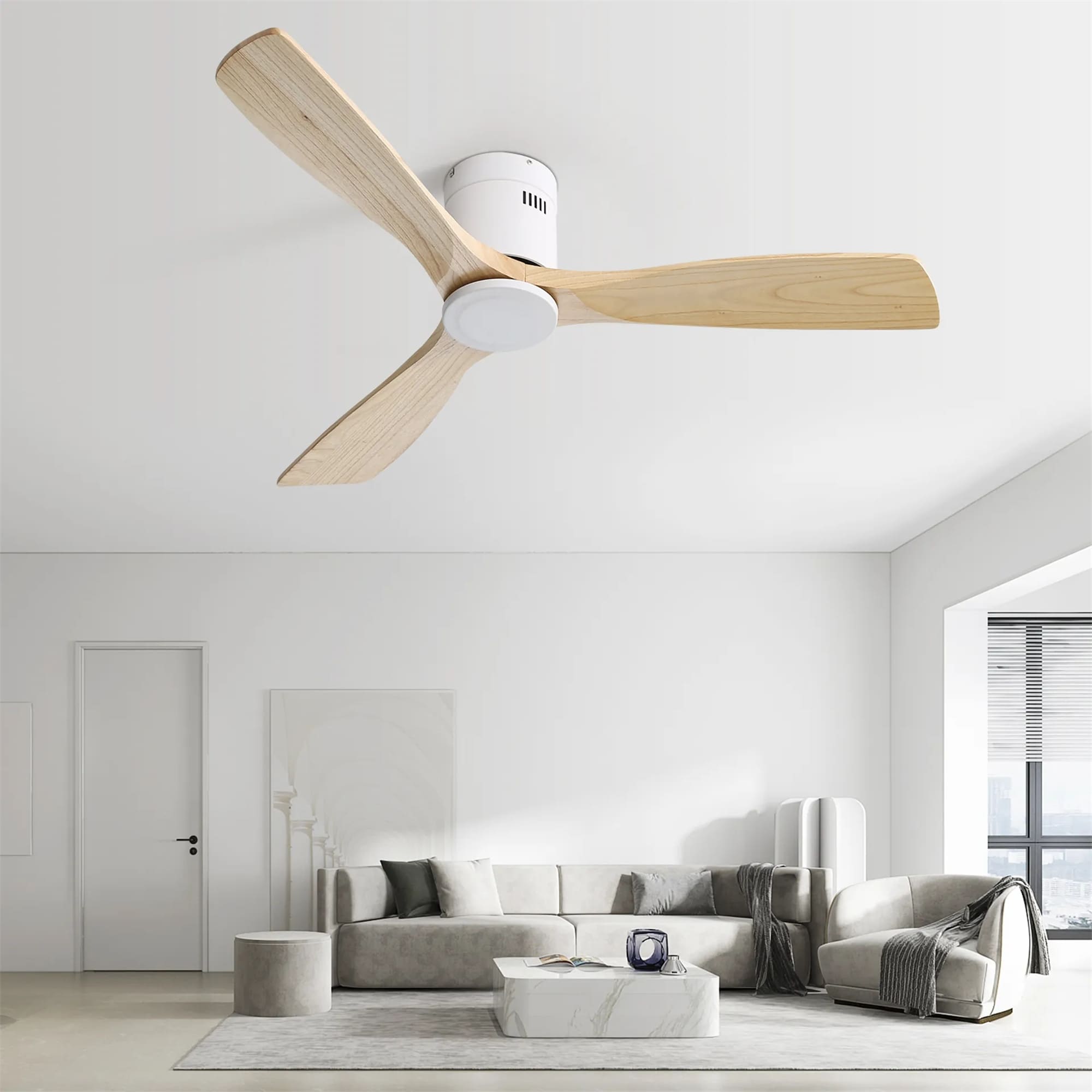 52 Inch Smart Remote Control Ceiling Fan With Dc Motor