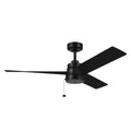 52 Inch Spyn Lite Fan In Black With Black Blades