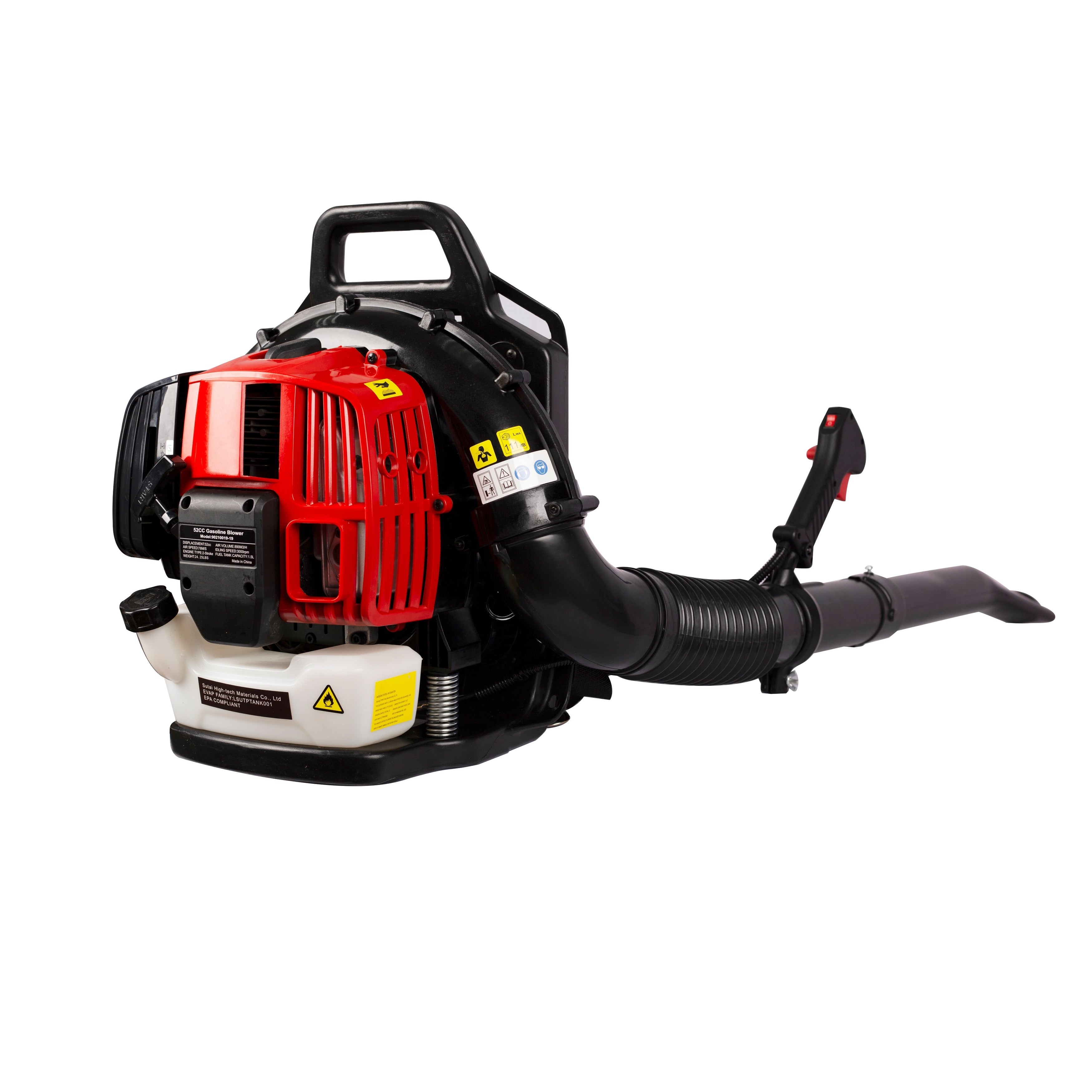 52Cc 2 Cycle Gas Backpack Leaf Blower With Extention Tube