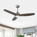 52 Ceiling Fan With Lights Quiet Dc Motor Ceiling Fans 6 Speed Levels Reversible Ceiling Fan For Patio Living Room Bedroom