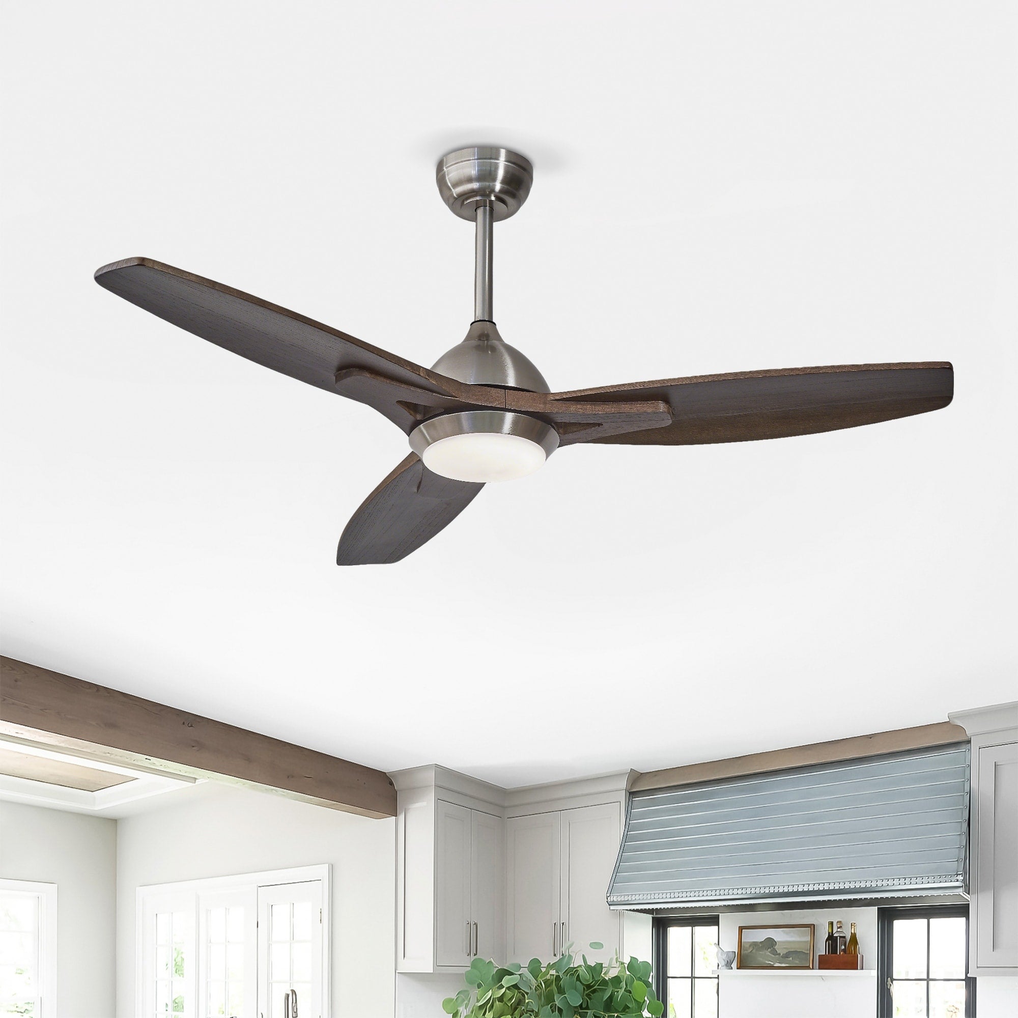 52 Ceiling Fan With Lights Quiet Dc Motor Ceiling Fans 6 Speed Levels Reversible Ceiling Fan For Patio Living Room Bedroom