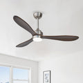 52 Ceiling Fan With Lights Quiet Dc Motor Ceiling Fans 6 Speed Levels Reversible Ceiling Fan For Patio Living Room Bedroom