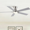 52 Flush Mount Ceiling Fan With Dimmable Lights Remote Control