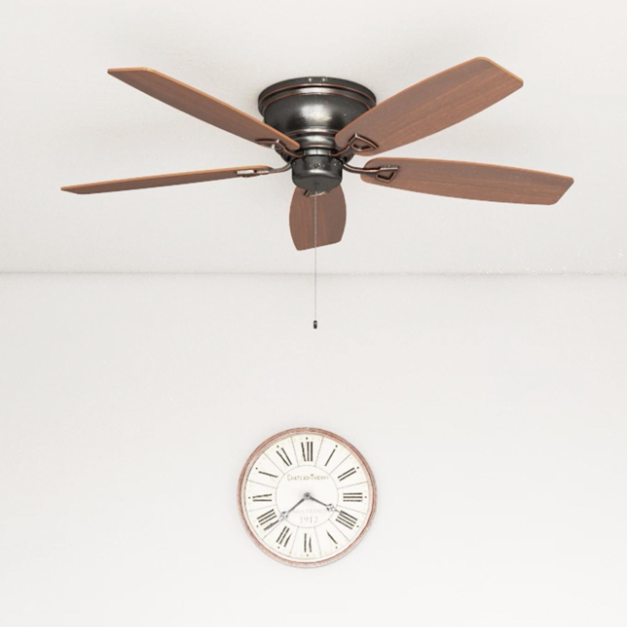Honeywell Glen Alden 52 Oil Rubbed Bronze Low Profile Hugger Ceiling Fan
