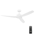 52 Honeywell Lynton White Indoor Outdoor Damp Rated Ceiling Fan With Remote Control 6 Speed Bldc Motor