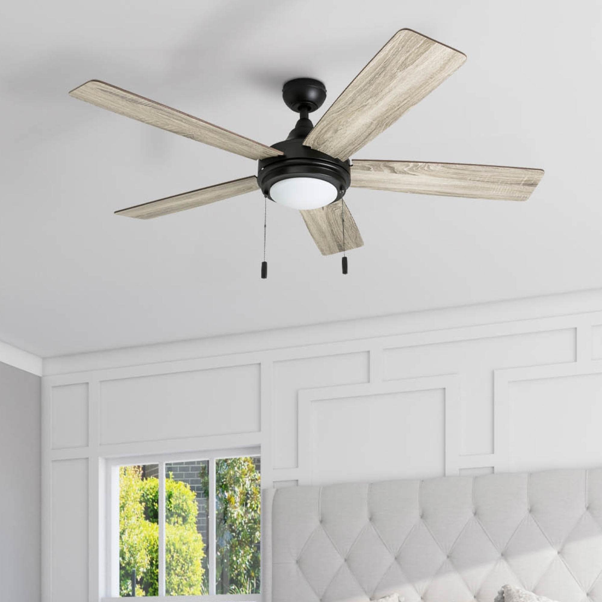 Honeywell Ventnor 52 Modern Espresso Bronze Led Ceiling Fan With Integrated Light