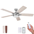 52In Prominence Home Lorelai Io Indoor Smart Ceiling Fan In Pewter 52