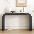 52 Wood Console Table With Curved Edge
