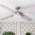 52In Prominence Home Memphis Indoor Ceiling Fan In Pewter 52