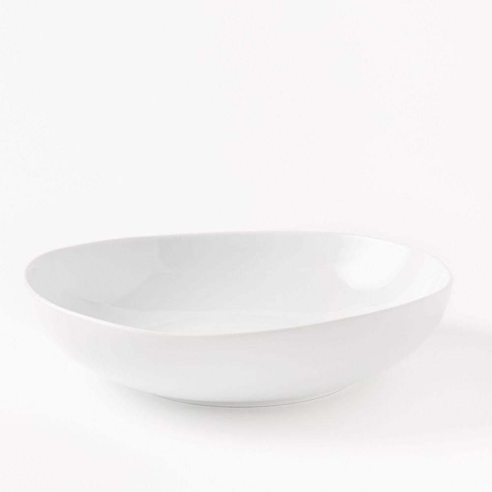 Organic Porcelain Large Serve Bowl